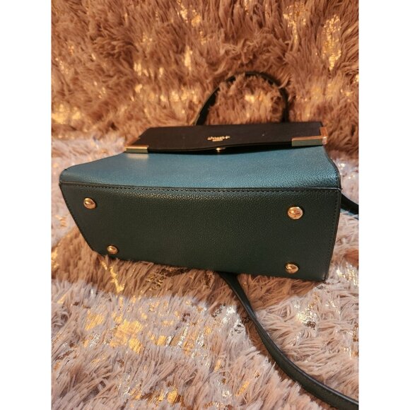 Dune London Womens Teal/Mustard Top Handle Bag - Picture 7 of 8